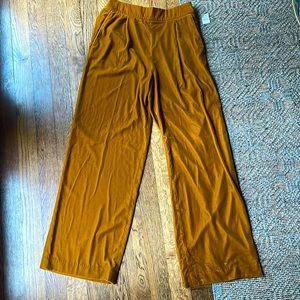 Gap Drapey Velvet Wide Leg Pants S